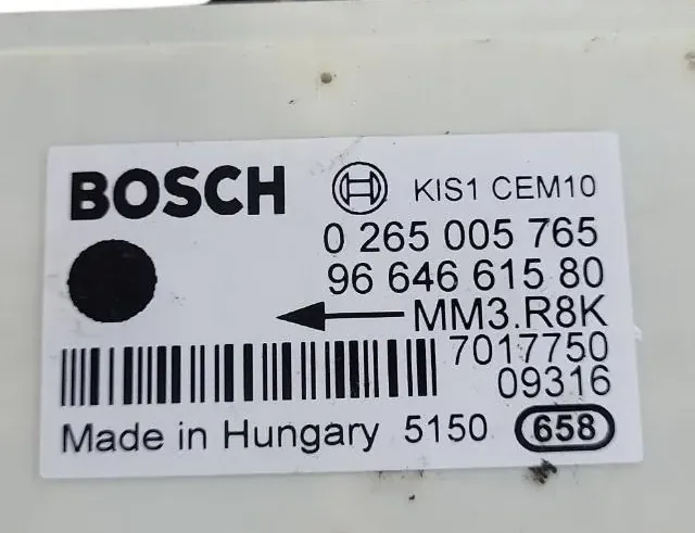 CITROËN C5 2 generation (2008-2017) Acceleration Sensor 0265005765 33381629