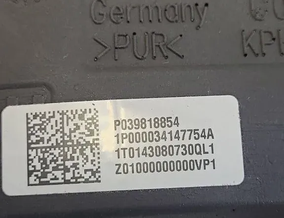 VOLVO XC60 1 generation (2008-2017) Ľavý zadný bezpečnostný pás 39818854 33440835