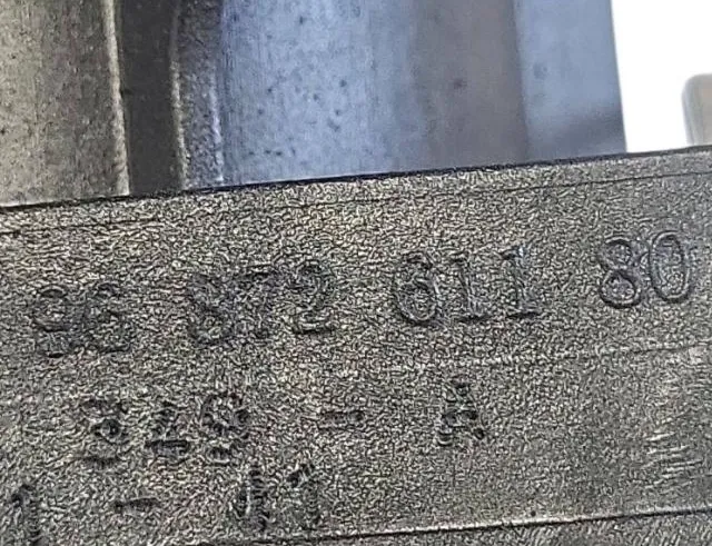 CITROËN C3 2 generation (2009-2016) Intercooler hadica 9687261180 33608205