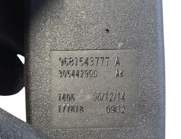 CITROËN C4 Picasso 1 generation (2006-2013) Ľavá zadná sedačka pracka 9681543777 33687429