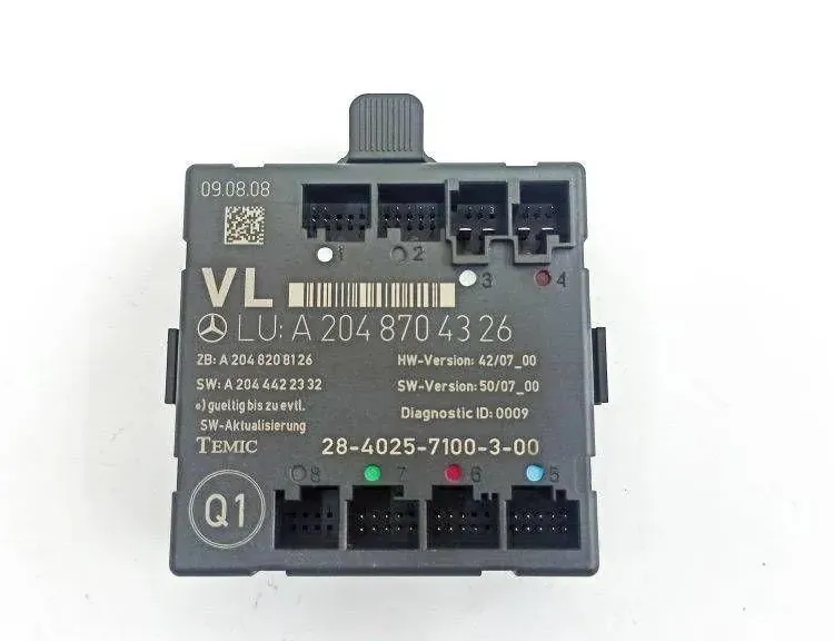 MERCEDES-BENZ C-Class W204/S204/C204 (2004-2015) Predná pravá dverová ovládacia jednotka A2048208126,A2044422332,2840257100300,A2048704326 34025093