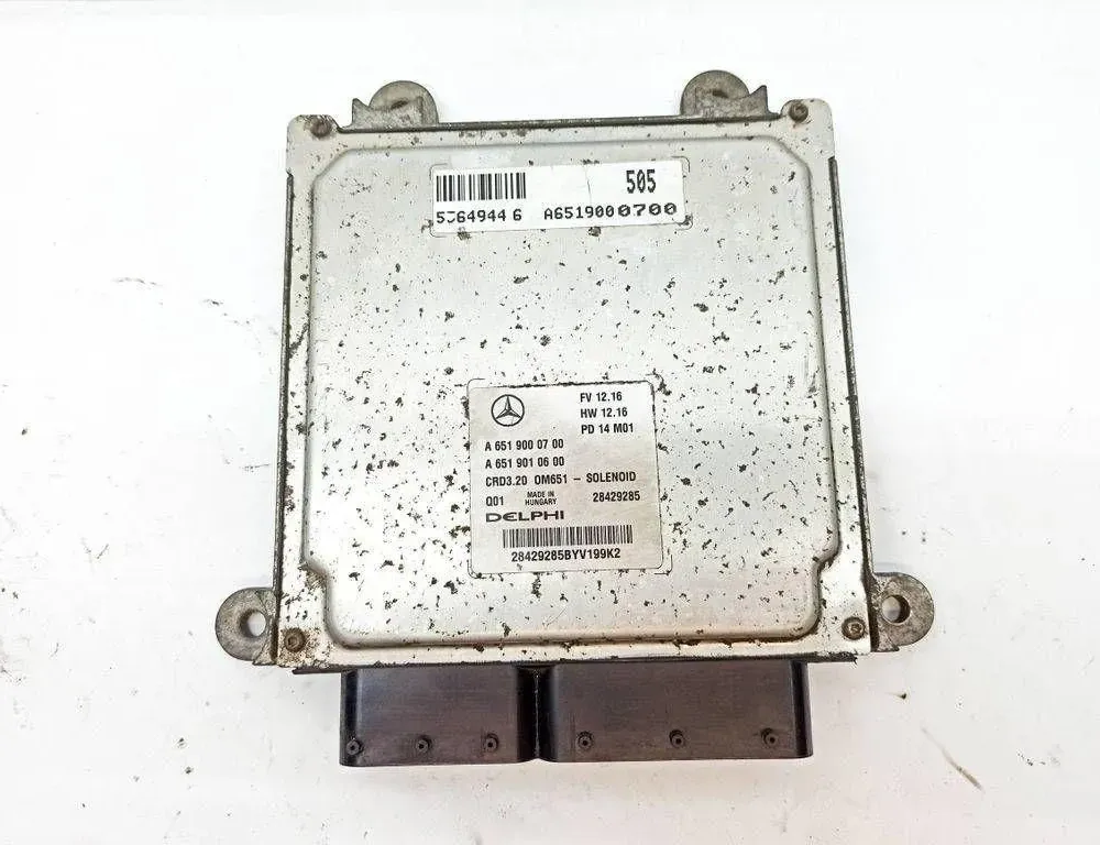 MERCEDES-BENZ Sprinter 2 generation (906) (2006-2018) Riadiaca jednotka motora A6519000700,55649446,A6519010600,YV29ANB,28429285 33996857