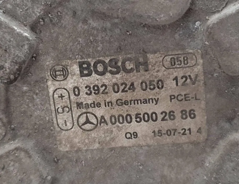 MERCEDES-BENZ C-Class W205/S205/C205 (2014-2023) Моторчик  циркуляции охлаждения 0392024050,1507214 33368426