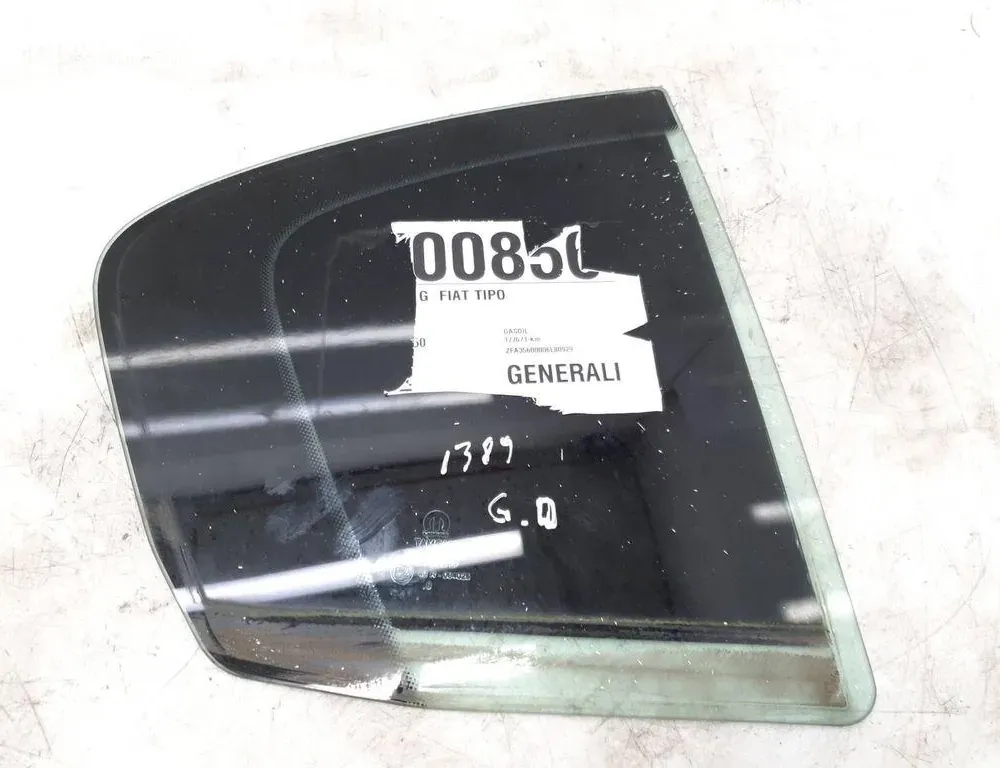 FIAT Tipo 2 generation (2015-2024) Zadné sklenené koľaje dverí DOT766M320AS2 33527768