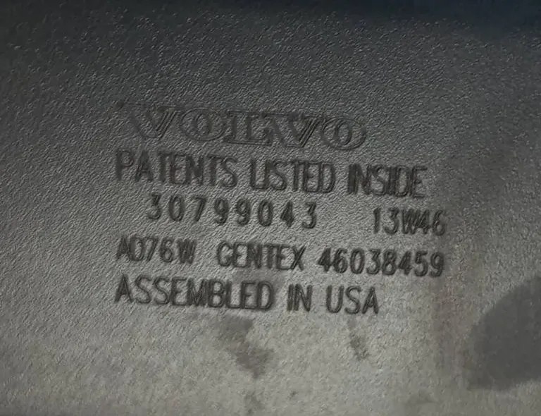 VOLVO XC60 1 generation (2008-2017) Vnútorné spätné zrkadlo 30799043 33137221