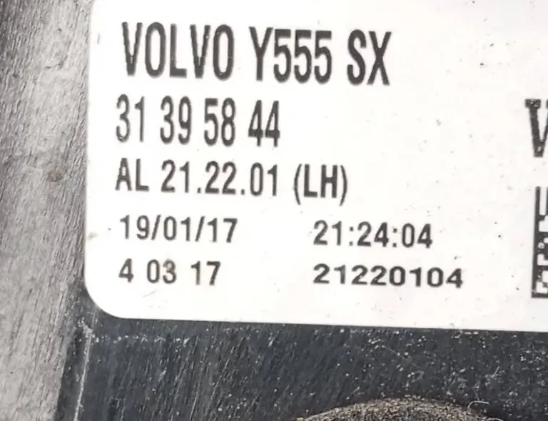 VOLVO V40 Cross Country 1 generation (2012-2020) Ľavé zadné koncové svetlo 31395844 33139917