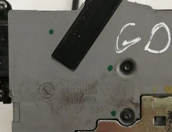 CITROËN C4 Picasso 2 generation (2013-2018) Zámok pravých zadných dverí 24099158 30561727