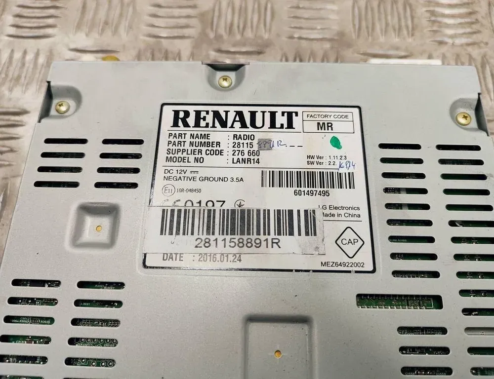 RENAULT Talisman 1 generation (2012-2024) Prehrávač hudby s GPS 281158891R 34062702