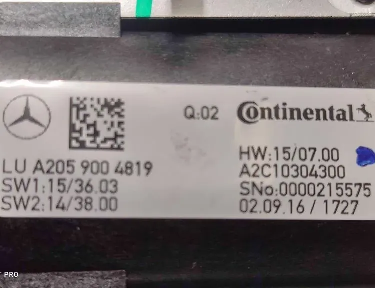 MERCEDES-BENZ C-Class W205/S205/C205 (2014-2023) Ovládací gombík navigácie A2059004819 34129825