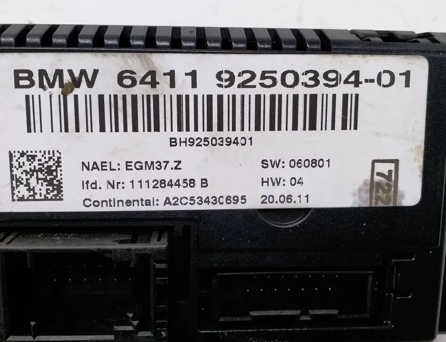 BMW X1 E84 (2009-2015) Other Control Units 64119250394 27605982