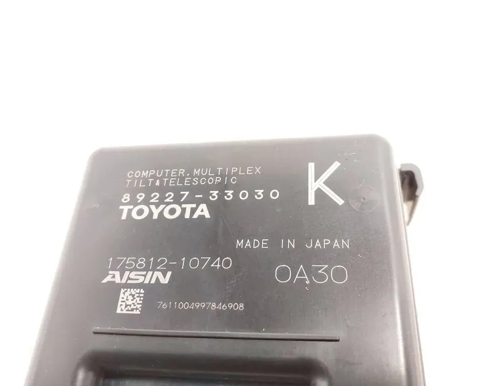 LEXUS CT 1 generation (2010-2024) Iné riadiace jednotky 8922733030 33199427