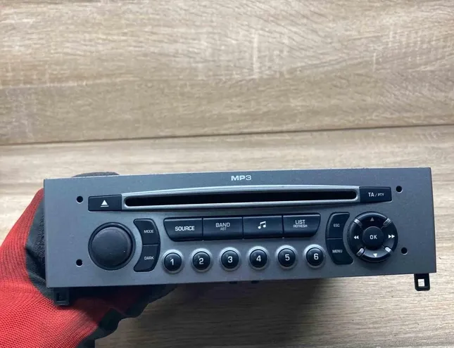 PEUGEOT 308 T7 (2007-2015) Автомагнитола без навигации 96650206XH 34360720