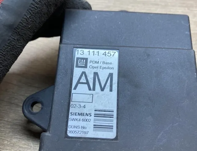 OPEL Vectra C (2002-2005) Rear Left Door Control Unit 13111457 34282591