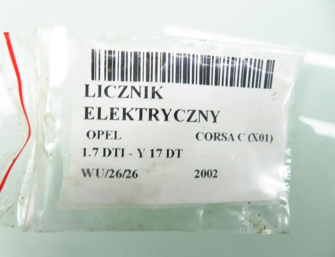 OPEL Corsa C (2000-2006) Rýchlosťomer 09166808FB 34480552