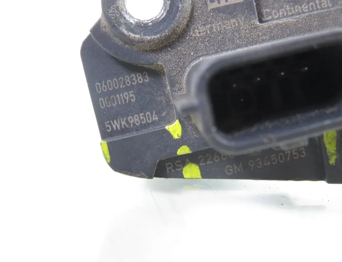 RENAULT Master 3 generation (2010-2023) Senzor hmotnostného prietoku vzduchu MAF 226807131R,93450753,5WK98504 33599286