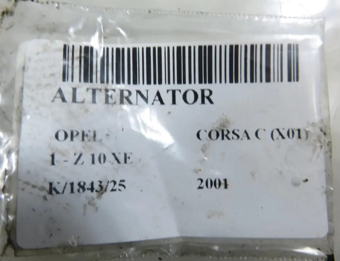 OPEL Corsa C (2000-2006) Alternátor 0124415023 33617673