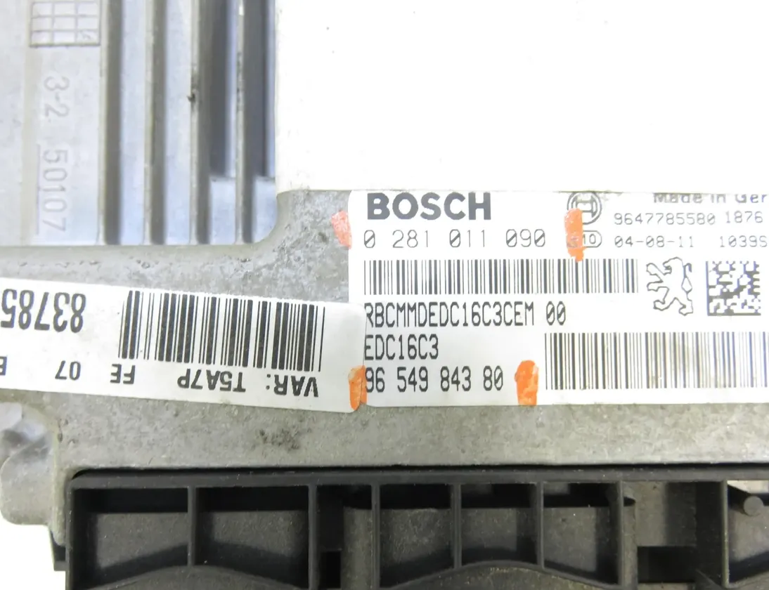 PEUGEOT 307 1 generation (2001-2008) Control Unit 0281011090,9654984380 34130600