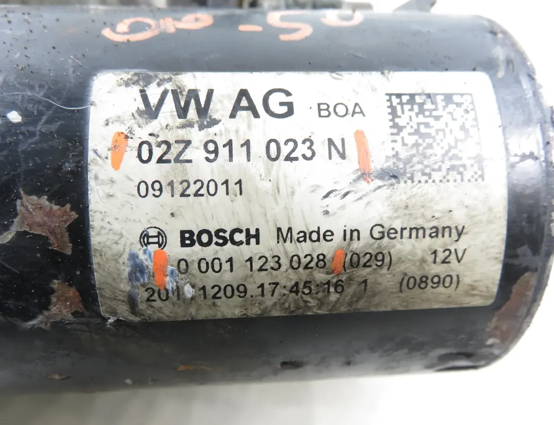 SEAT Ibiza 4 generation (2008-2017) Štartér 02Z911023N,0001123028 33951424