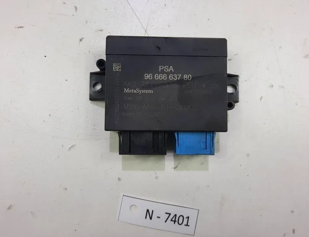 PEUGEOT 308 T7 (2007-2015) PDC jednotka na kontrolu vzdialenosti pri parkovaní 9666663780 34120782