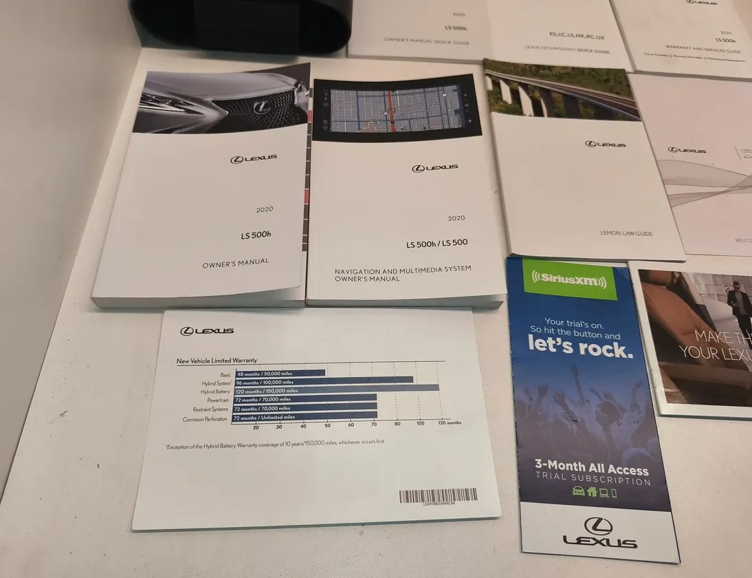 LEXUS LS 5 generation (2017-2024) Книга обслуживания Notspecified 33929761