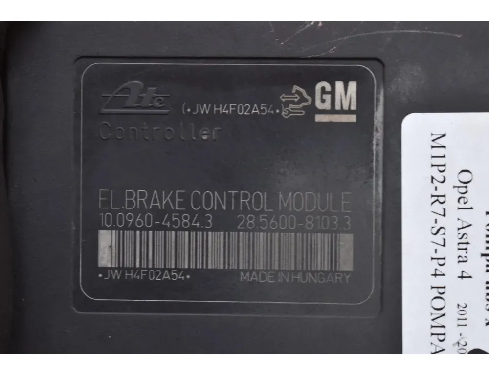 OPEL Astra J (2009-2020) ABS čerpadlo 13412550 33937655