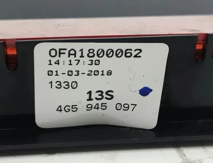 AUDI A6 C7/4G (2010-2020) Svetlo zadného krytu 4G5945097 26468397