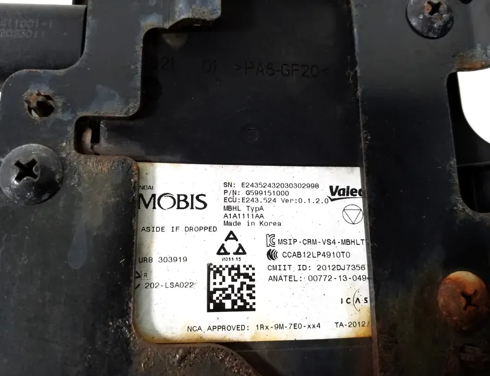 KIA Niro 1 generation  (2016-2022) Дистроник G599151000 33939660