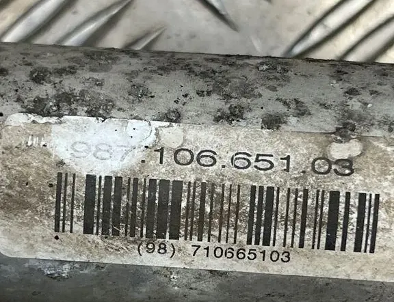 PORSCHE Cayman 987C (2005-2012) Шланги охлаждающей жидкости 10665103,98710665103 33397215