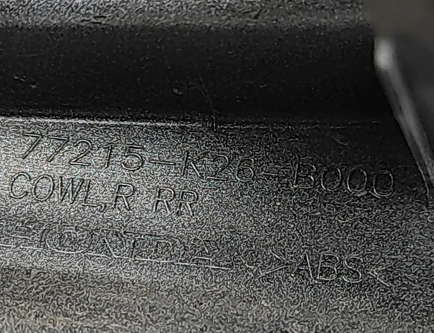 HONDA MSX Rear fairing cover cowl 77215-K26-B000,77225-K26-B000 33332372