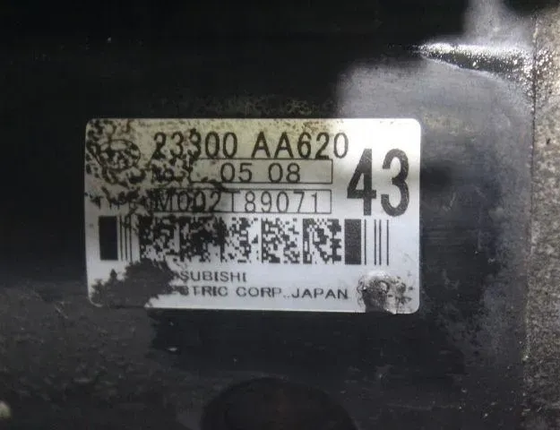 SUBARU Forester SH (2007-2013) Štartér 23300AA620 32901156