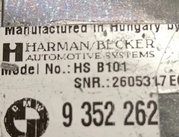 BMW 5 Series F10/F11 (2009-2017) Zvuková riadiaca jednotka 9352262 33176425