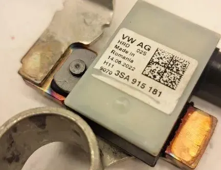 BENTLEY Continental Отрицательный кабель аккумулятора 33196865