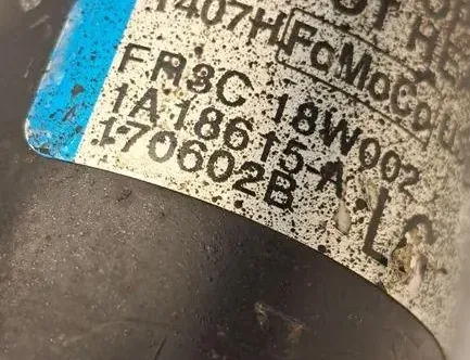 FORD USA Mustang 6 generation (2014-2024) Задний левый амортизатор FR3C18W002 33197134