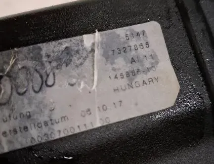 BMW 3 Series F30/F31 (2011-2020) Полка багажника задняя 7327865 33197183