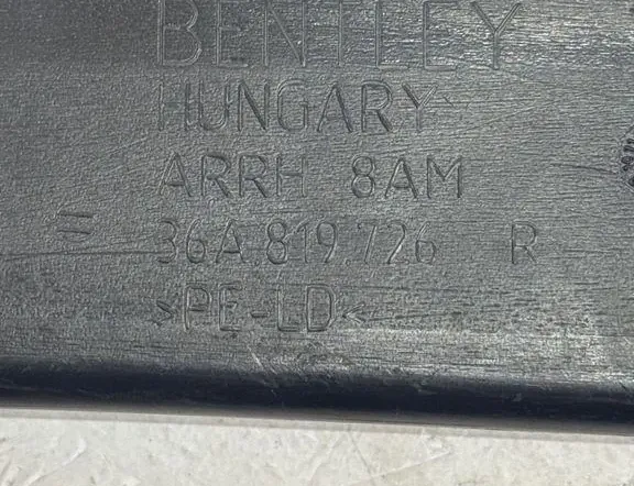 BENTLEY Bentayga 1 generation (2015-2024) Резонатор всасывания 36A819726 33206517