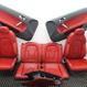 AUDI TT 8J (2006-2014) Внутренние сиденья с комплектом дверных карт RED 29841902
