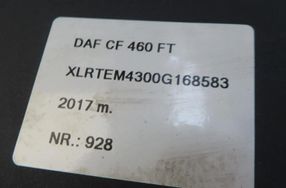 DAF XF (2012-present) 2 generation (2000-2008) Rear wheel fender 29860945