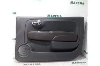 FIAT 500 2 generation (2008-2024) Pravé predné dvere okenného lemovania 735468192,735458208 27438188