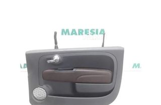 FIAT 500 2 generation (2008-2024) Pravé predné dvere okenného lemovania 735468192,735458208 27438195