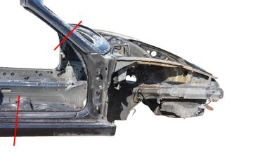 PORSCHE 911 997 (2004-2013) Pravý predný štvrťový panel 25426565