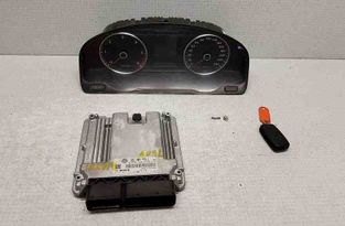 VOLKSWAGEN Transporter T5 (2003-2015) Engine ECU Set 03L907309L,0281017554,7E0920860G 32563063