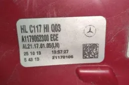 MERCEDES-BENZ CLA-Class C117 (2013-2016) Ľavé zadné koncové svetlo A1179062300 33112275
