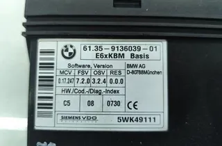 BMW 5 Series E60/E61 (2003-2010) Блок управления Комфорт 9136039 33232716