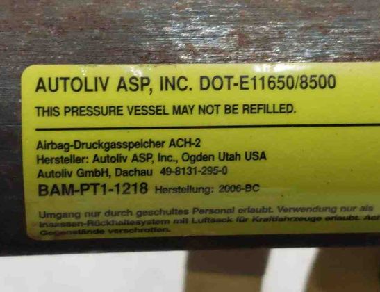 JEEP Compass 1 generation (2006-2015) Right Side Roof Airbag SRS BAMPT11218,4981312950,609261301A 32729316