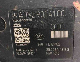 MERCEDES-BENZ C-Class W204/S204/C204 (2004-2015) ABS kontrolná jednotka a1724313912,a1724314412,a1724313812,a172431391280 30880433