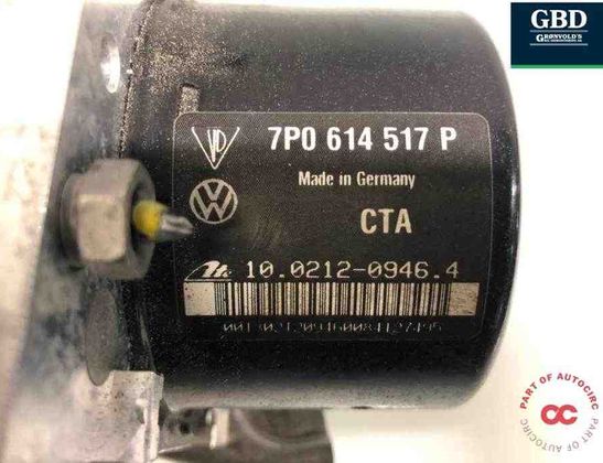 VOLKSWAGEN Touareg 2 generation (2010-2018) ABS control unit 7p0907375p,7p0614517p 31710704