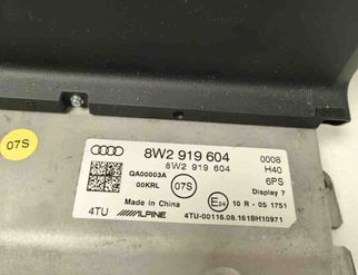 AUDI A4 B9/8W (2015-2024) Navigačný displej 8W2919604 30757470