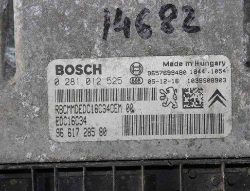 PEUGEOT 207 1 generation (2006-2009) Блок управления двигателем 9661728580,0281012525 31943062