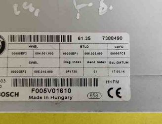 BMW 3 Series F30/F31 (2011-2020) Ovládacia jednotka krytu batožinového priestoru 61357388490,7388490,7412610 32614014