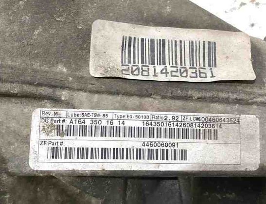 MERCEDES-BENZ R-Class W251 (2005-2017) Редуктор задний 1643501614,A1643501614 27137744